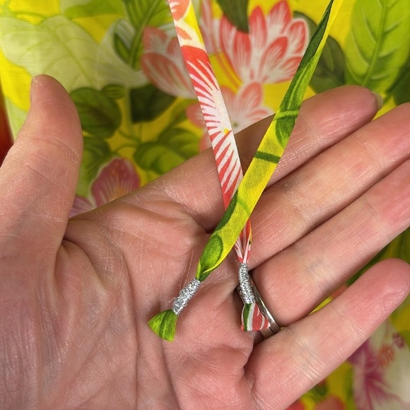 NWT Tommy Bahama silk blend happy hour yellow floral peasant top sz xl - Picture 9 of 10